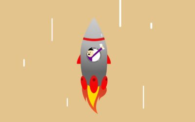Ilustrasi plugin optimasi kecepatan WordPress meningkatkan performa situs dengan caching dan minifikasi